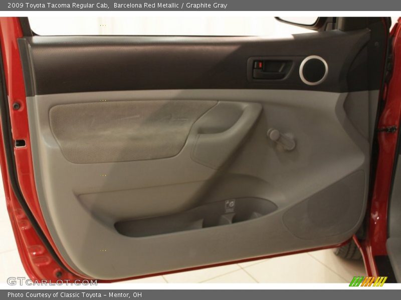 Barcelona Red Metallic / Graphite Gray 2009 Toyota Tacoma Regular Cab