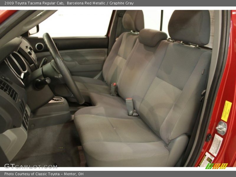 Barcelona Red Metallic / Graphite Gray 2009 Toyota Tacoma Regular Cab
