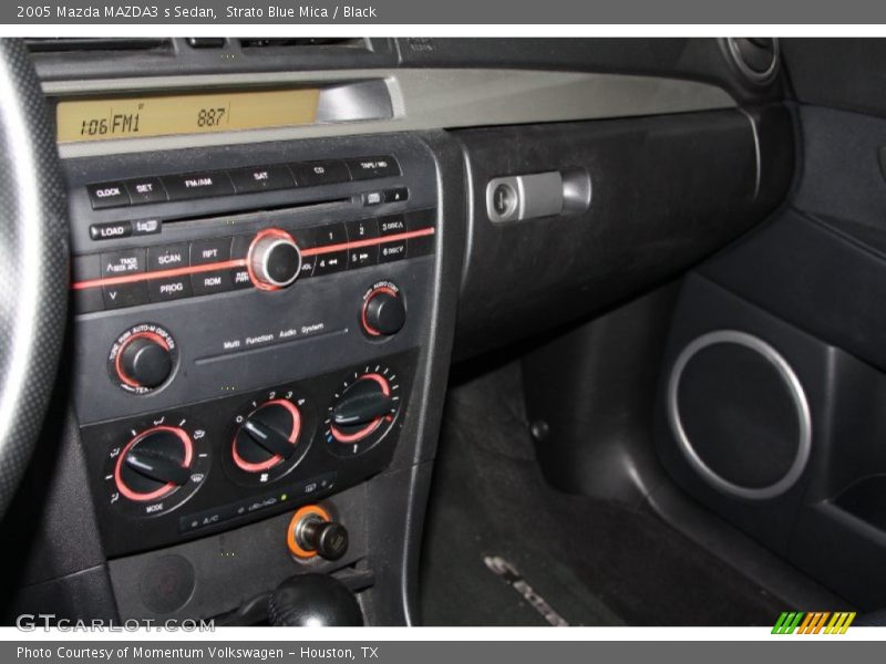 Strato Blue Mica / Black 2005 Mazda MAZDA3 s Sedan