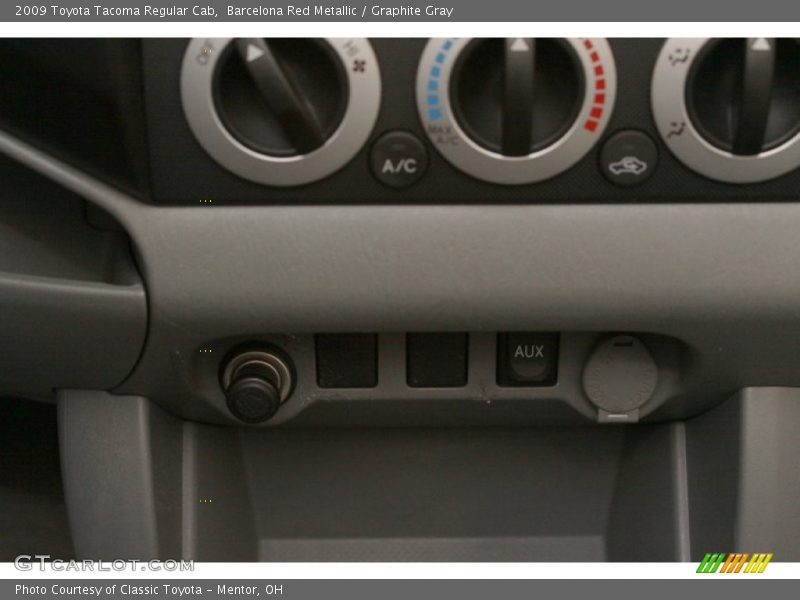 Barcelona Red Metallic / Graphite Gray 2009 Toyota Tacoma Regular Cab