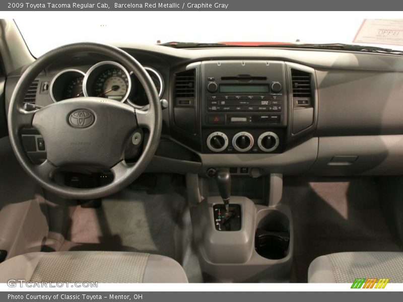 Barcelona Red Metallic / Graphite Gray 2009 Toyota Tacoma Regular Cab