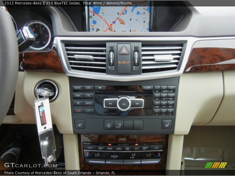 Controls of 2013 E 350 BlueTEC Sedan