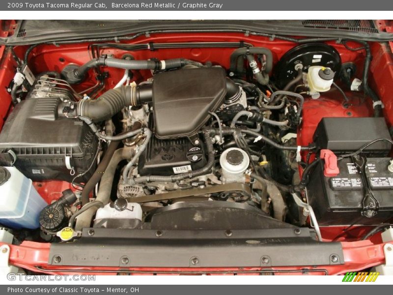 Barcelona Red Metallic / Graphite Gray 2009 Toyota Tacoma Regular Cab