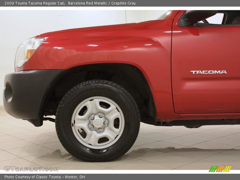 Barcelona Red Metallic / Graphite Gray 2009 Toyota Tacoma Regular Cab