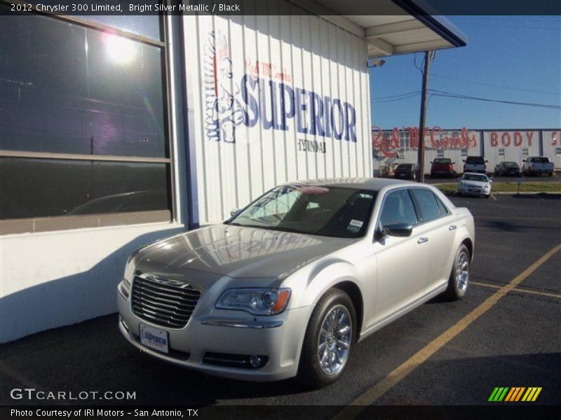 Bright Silver Metallic / Black 2012 Chrysler 300 Limited