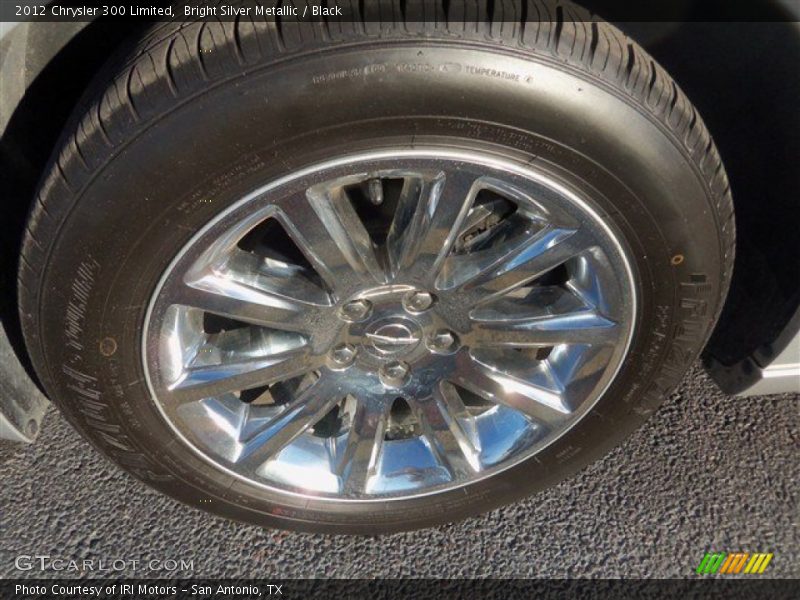 Bright Silver Metallic / Black 2012 Chrysler 300 Limited