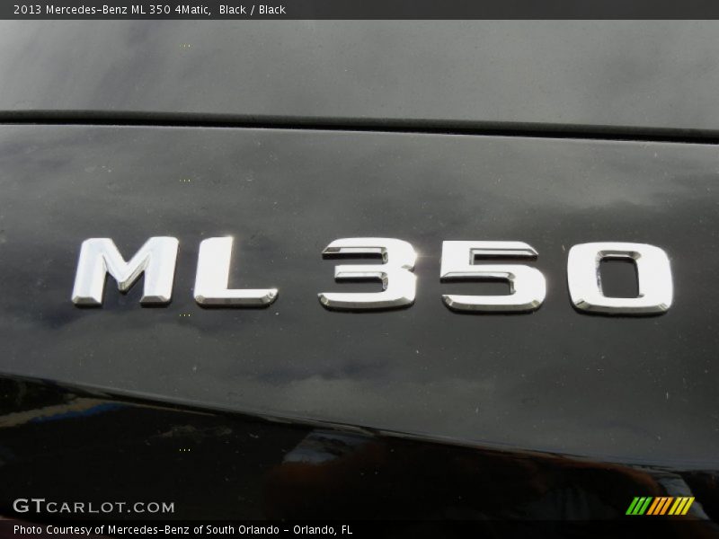 Black / Black 2013 Mercedes-Benz ML 350 4Matic