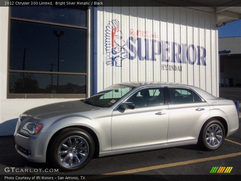 Bright Silver Metallic / Black 2012 Chrysler 300 Limited