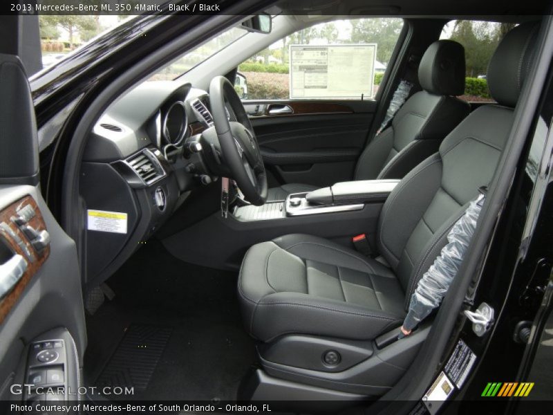 Black / Black 2013 Mercedes-Benz ML 350 4Matic