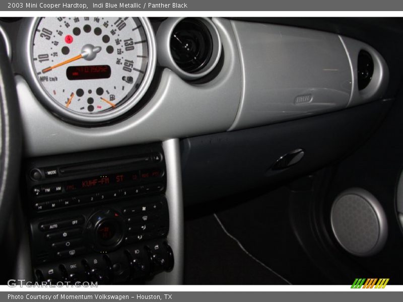Indi Blue Metallic / Panther Black 2003 Mini Cooper Hardtop