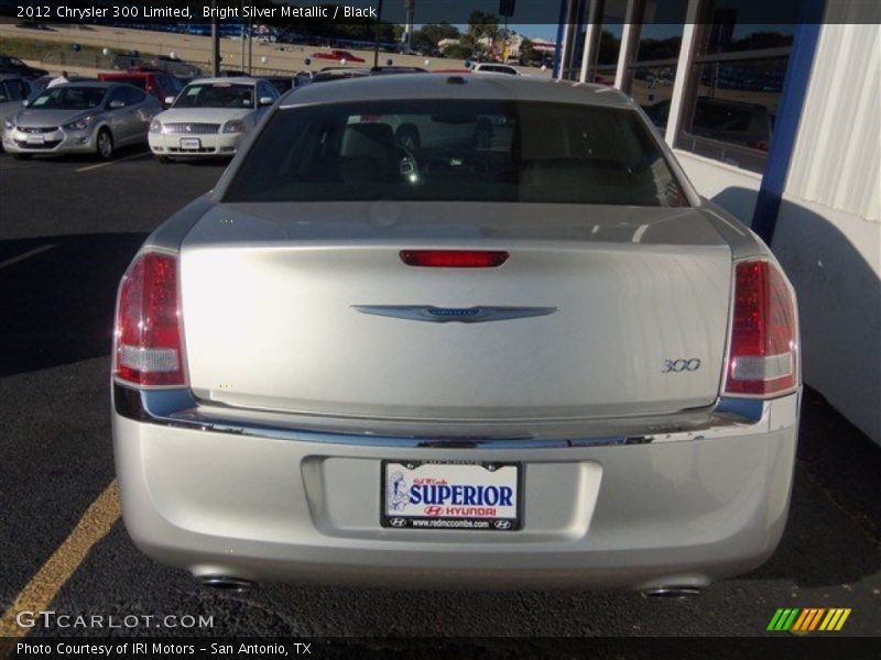 Bright Silver Metallic / Black 2012 Chrysler 300 Limited