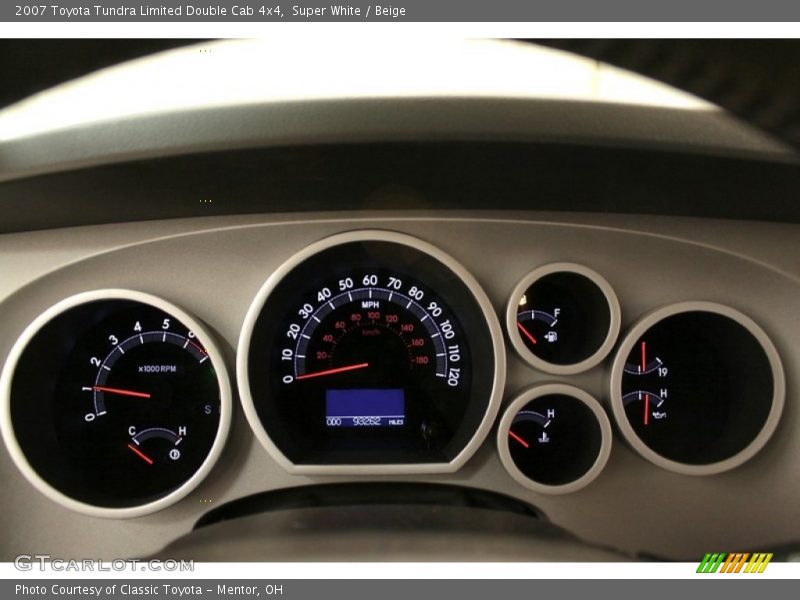 Super White / Beige 2007 Toyota Tundra Limited Double Cab 4x4