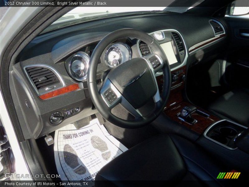 Bright Silver Metallic / Black 2012 Chrysler 300 Limited