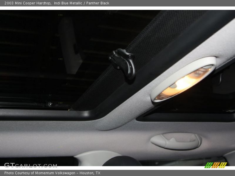 Indi Blue Metallic / Panther Black 2003 Mini Cooper Hardtop