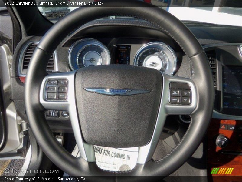 Bright Silver Metallic / Black 2012 Chrysler 300 Limited