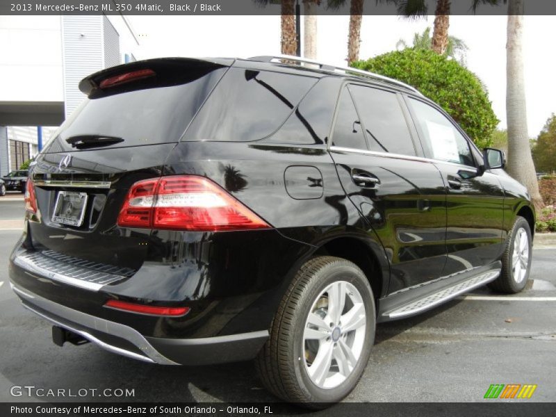 Black / Black 2013 Mercedes-Benz ML 350 4Matic