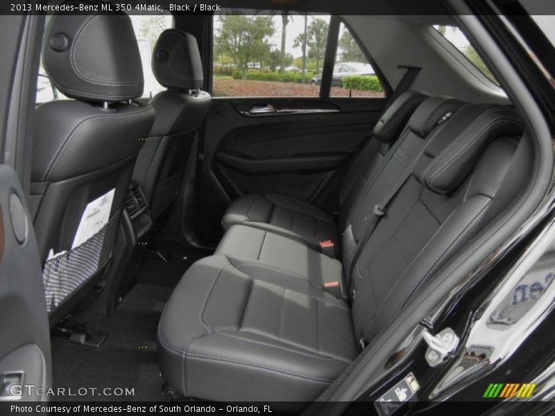 Black / Black 2013 Mercedes-Benz ML 350 4Matic