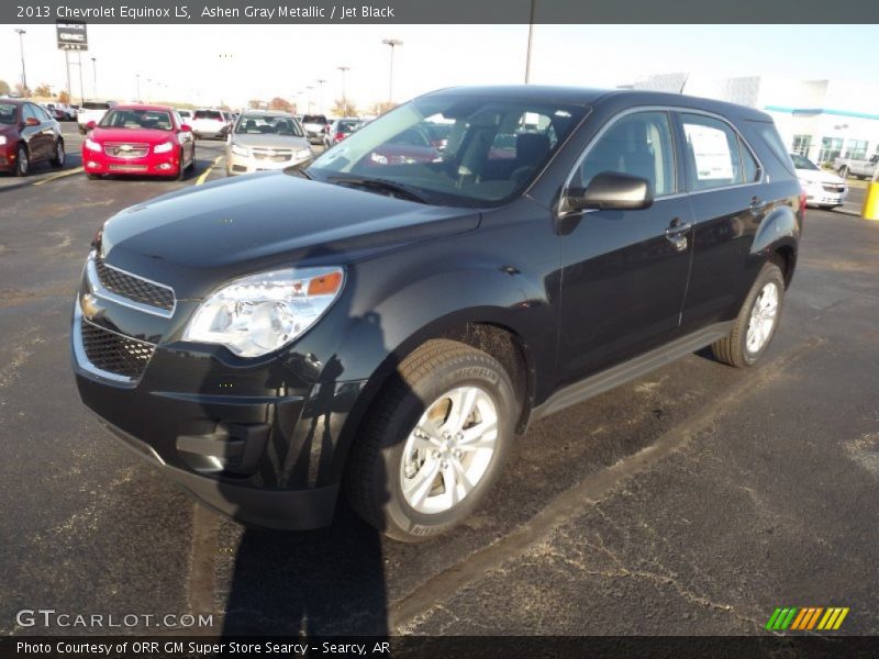 Ashen Gray Metallic / Jet Black 2013 Chevrolet Equinox LS