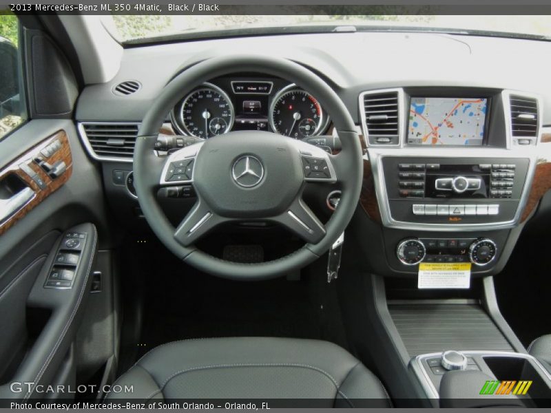 Black / Black 2013 Mercedes-Benz ML 350 4Matic