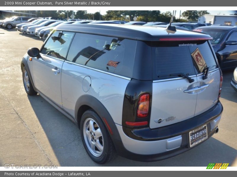 Pure Silver Metallic / Black/Grey 2009 Mini Cooper Clubman