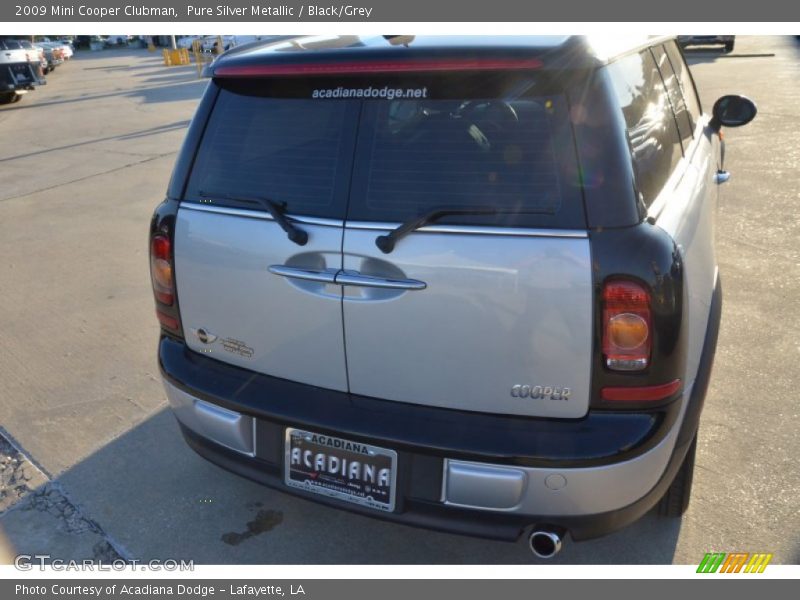 Pure Silver Metallic / Black/Grey 2009 Mini Cooper Clubman