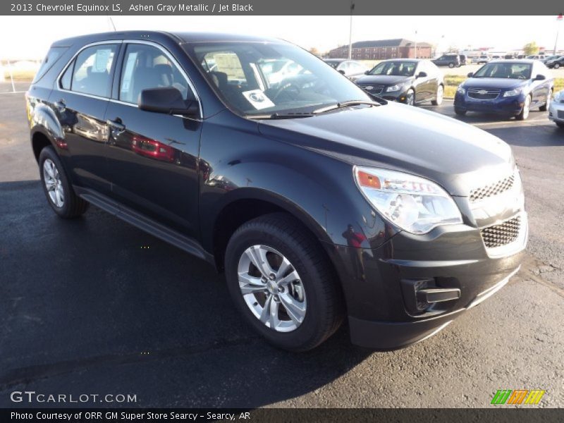 Ashen Gray Metallic / Jet Black 2013 Chevrolet Equinox LS