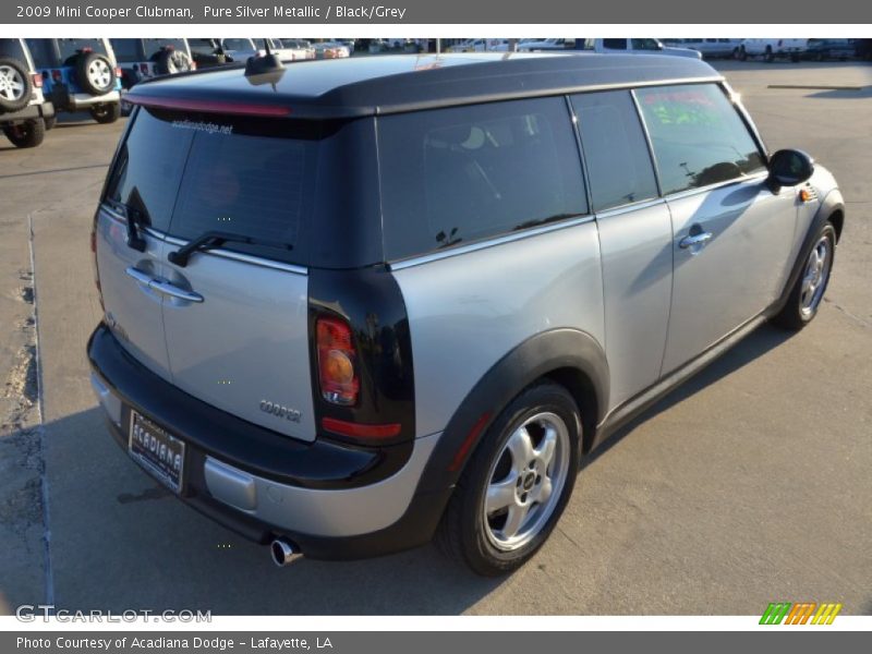 Pure Silver Metallic / Black/Grey 2009 Mini Cooper Clubman