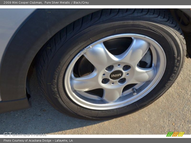 Pure Silver Metallic / Black/Grey 2009 Mini Cooper Clubman