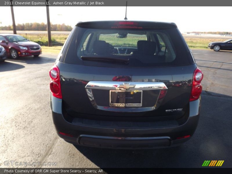 Ashen Gray Metallic / Jet Black 2013 Chevrolet Equinox LS