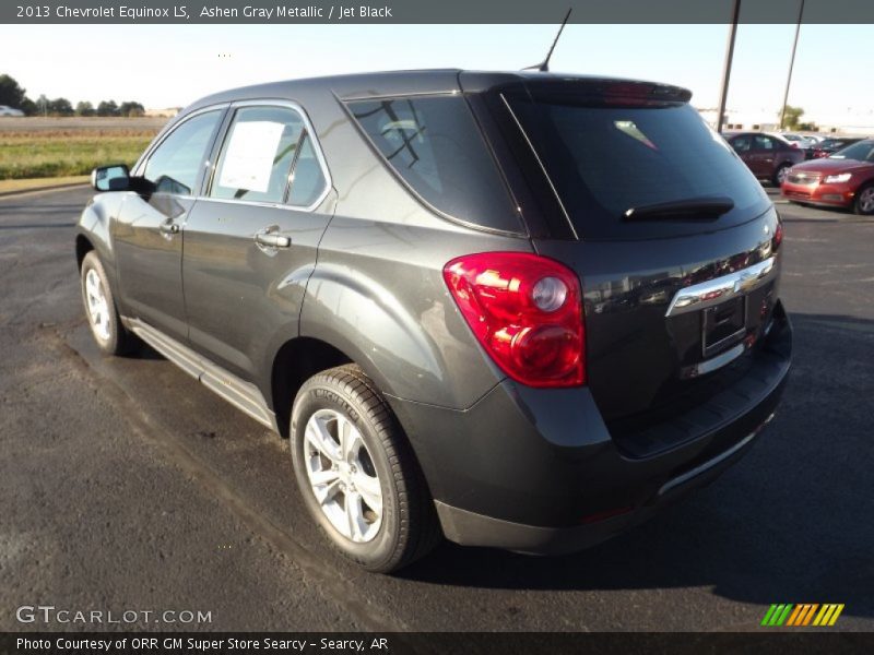 Ashen Gray Metallic / Jet Black 2013 Chevrolet Equinox LS