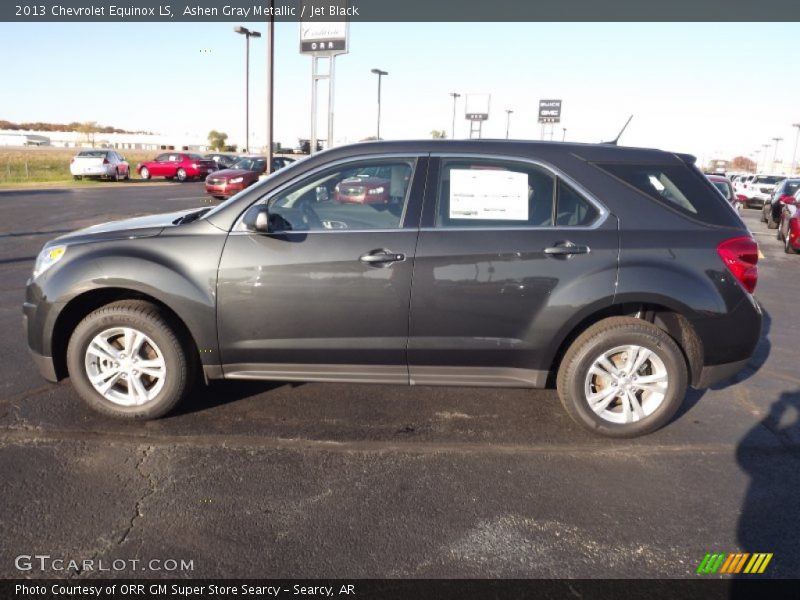 Ashen Gray Metallic / Jet Black 2013 Chevrolet Equinox LS