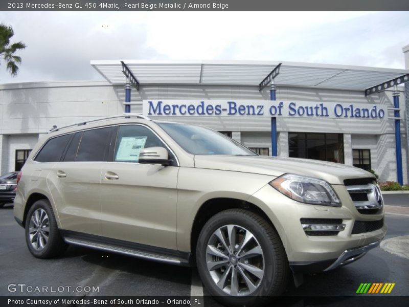 Pearl Beige Metallic / Almond Beige 2013 Mercedes-Benz GL 450 4Matic