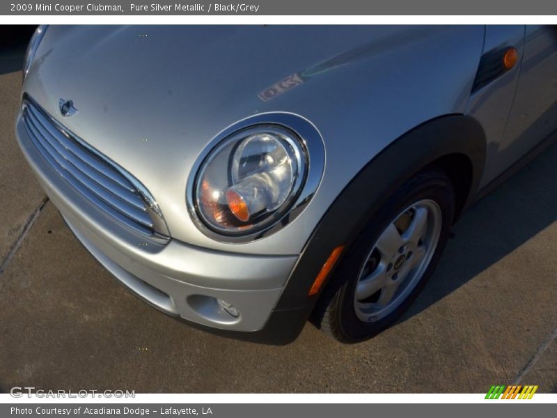 Pure Silver Metallic / Black/Grey 2009 Mini Cooper Clubman