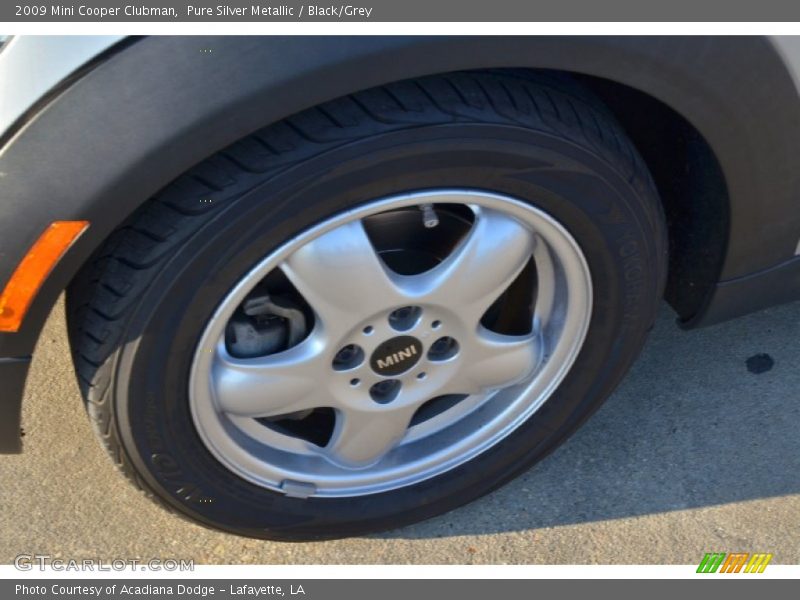 Pure Silver Metallic / Black/Grey 2009 Mini Cooper Clubman