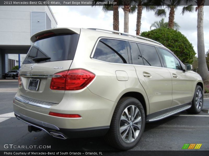 Pearl Beige Metallic / Almond Beige 2013 Mercedes-Benz GL 450 4Matic
