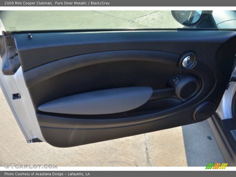 Pure Silver Metallic / Black/Grey 2009 Mini Cooper Clubman