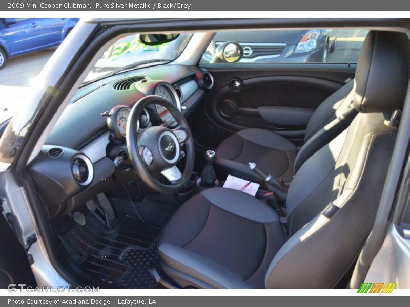 Pure Silver Metallic / Black/Grey 2009 Mini Cooper Clubman
