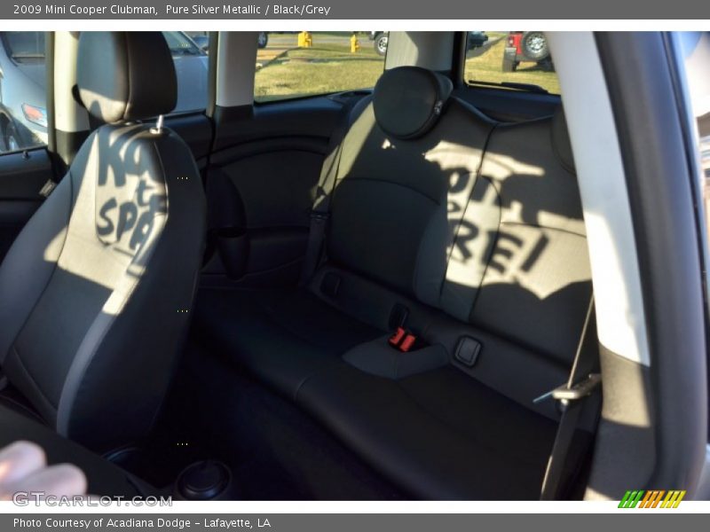 Pure Silver Metallic / Black/Grey 2009 Mini Cooper Clubman