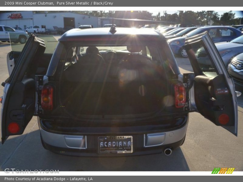 Pure Silver Metallic / Black/Grey 2009 Mini Cooper Clubman