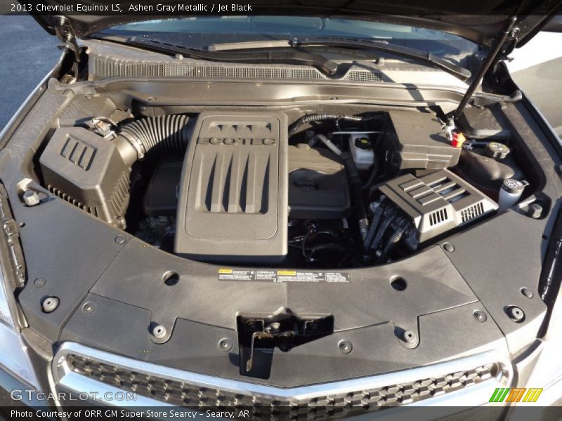 Ashen Gray Metallic / Jet Black 2013 Chevrolet Equinox LS