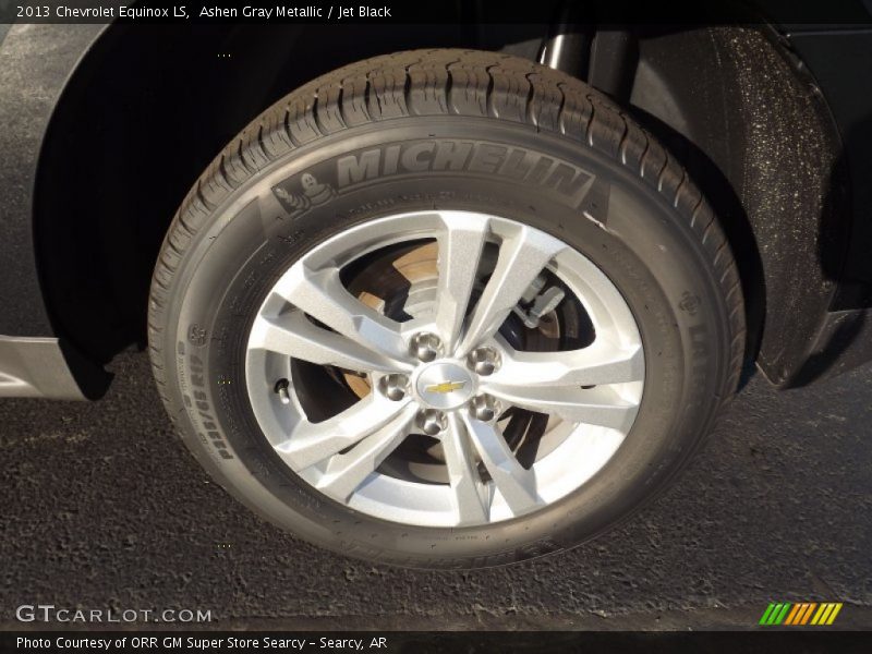Ashen Gray Metallic / Jet Black 2013 Chevrolet Equinox LS
