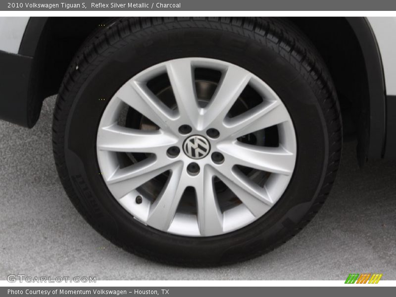 Reflex Silver Metallic / Charcoal 2010 Volkswagen Tiguan S