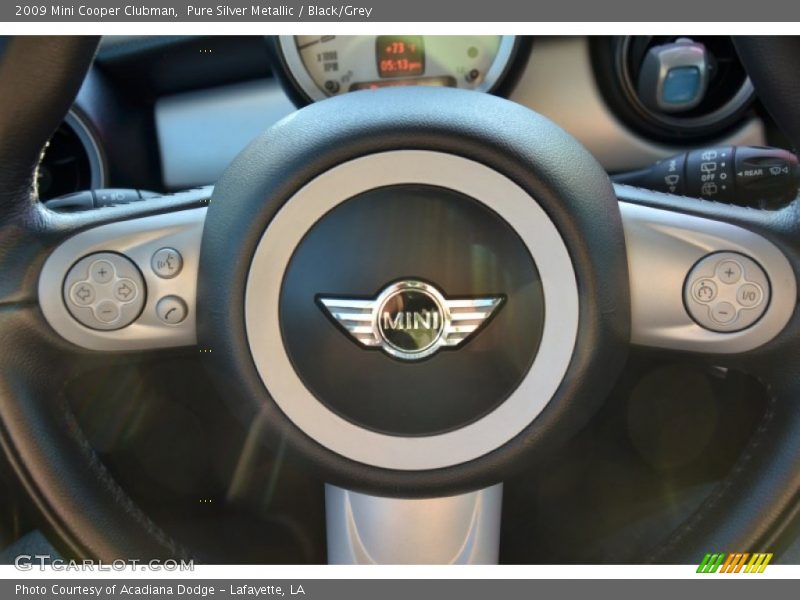 Pure Silver Metallic / Black/Grey 2009 Mini Cooper Clubman