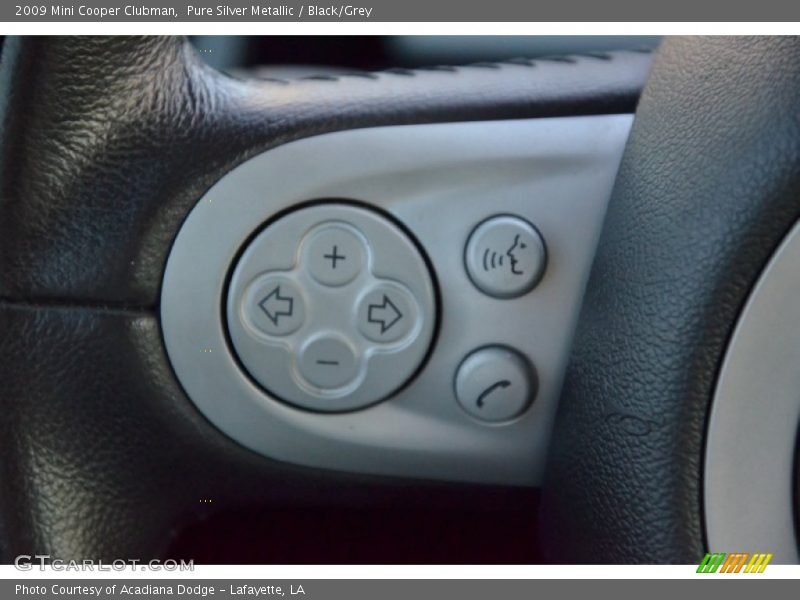 Pure Silver Metallic / Black/Grey 2009 Mini Cooper Clubman