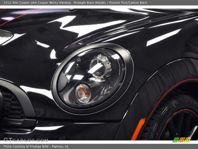 Midnight Black Metallic / Rooster Red/Carbon Black 2012 Mini Cooper John Cooper Works Hardtop