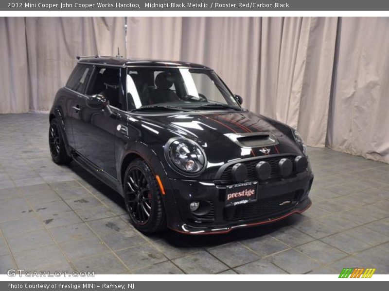 Midnight Black Metallic / Rooster Red/Carbon Black 2012 Mini Cooper John Cooper Works Hardtop
