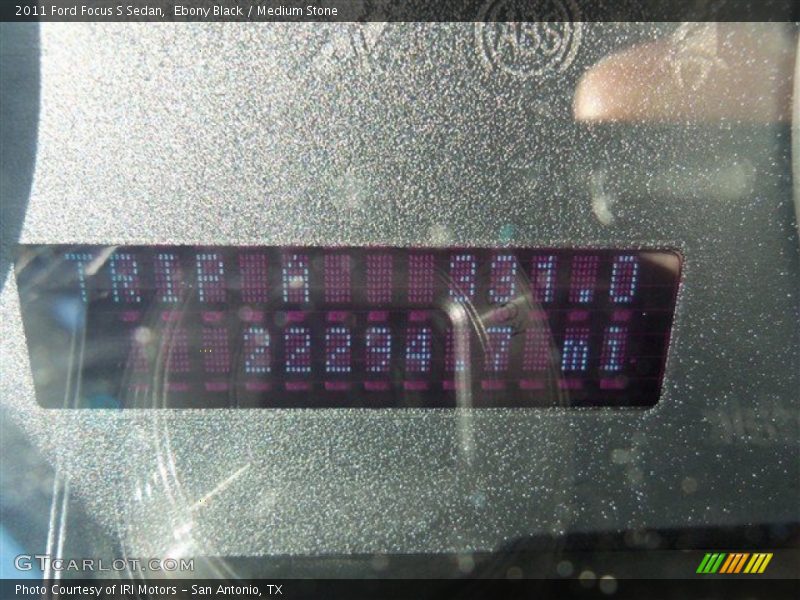 Ebony Black / Medium Stone 2011 Ford Focus S Sedan