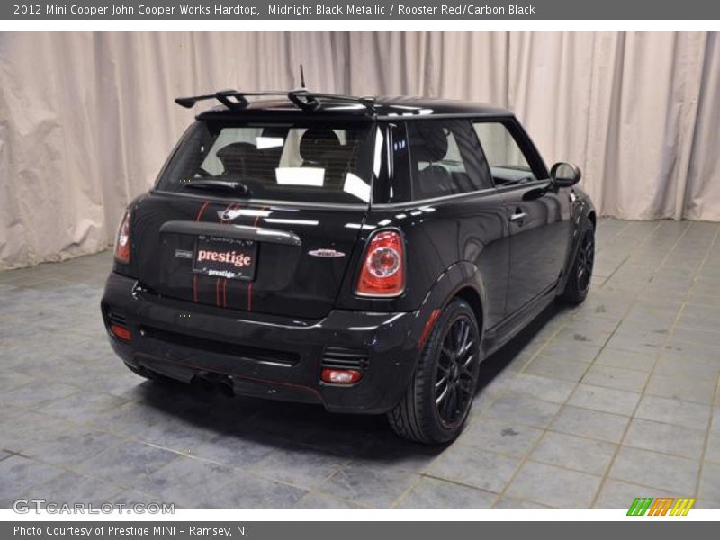 Midnight Black Metallic / Rooster Red/Carbon Black 2012 Mini Cooper John Cooper Works Hardtop
