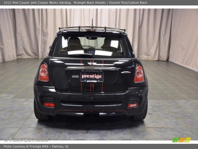 Midnight Black Metallic / Rooster Red/Carbon Black 2012 Mini Cooper John Cooper Works Hardtop