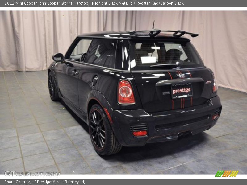 Midnight Black Metallic / Rooster Red/Carbon Black 2012 Mini Cooper John Cooper Works Hardtop